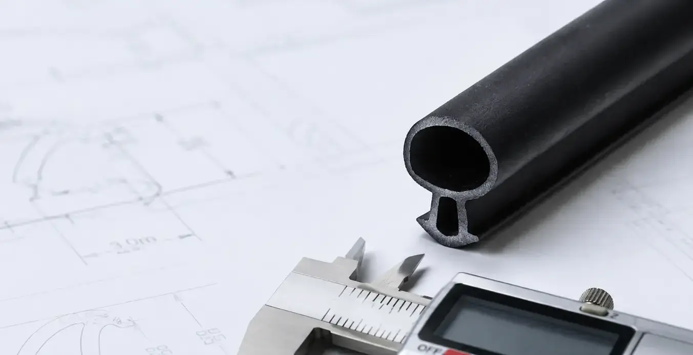 Measuring a replacement glazing gasket