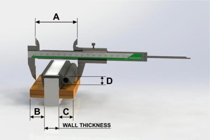 Measuring Caravan Motorhome Wall