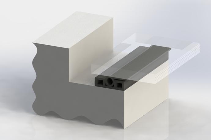 Interlocking Rubber Extrusion Interlocking Rubber Extrusion