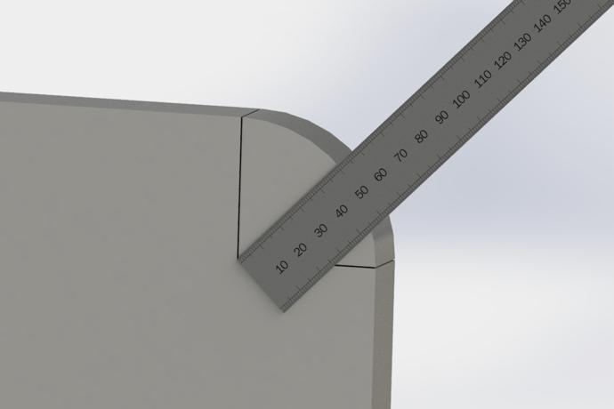 Measuring Corner Radius Measuring Corner Radius