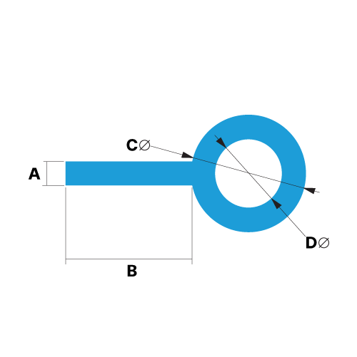 Rubber Tadpole Seals with Dimensions