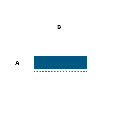 Self Adhesive Sponge Strip with Dimensions