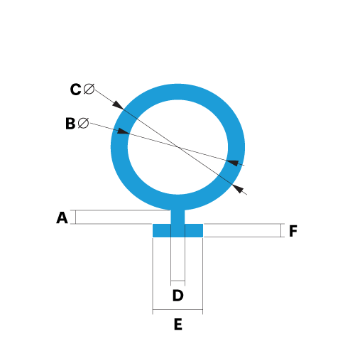 Diagram of a Bubble Seal With Foot Diagram of a Bubble Seal With Foot