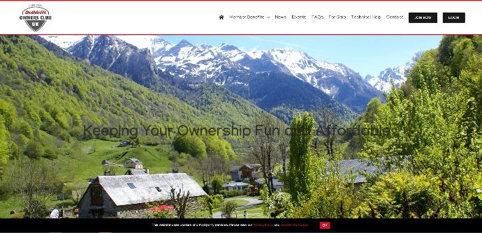 Dethleffs Owners Club UK Website Screenshot