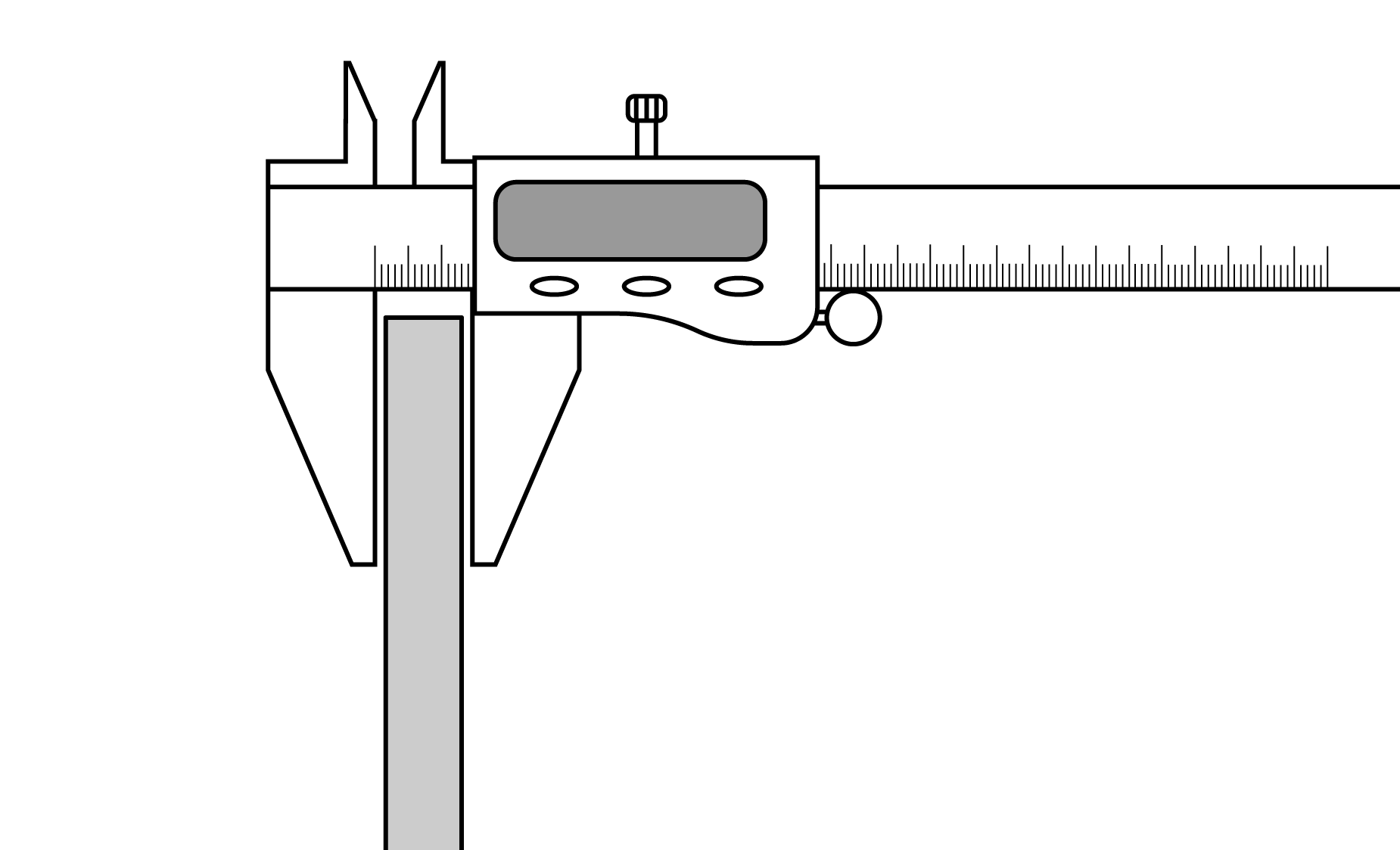 Measuring the thickness of an edge Measuring the thickness of an edge