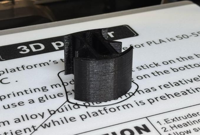 Flexible TPU Filament that has been used to manufacture a rubber seal Flexible TPU Filament that has been used to manufacture a rubber seal