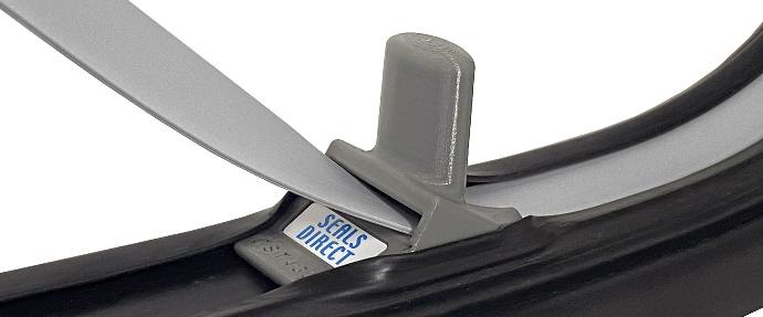 Using a cover strip fitting tool (CST4335) to fit a caravan or motorhome cover insert strip