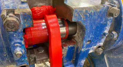 Mixing aerospace specification silicone