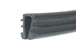 Rubber U Channels (Ribbed)