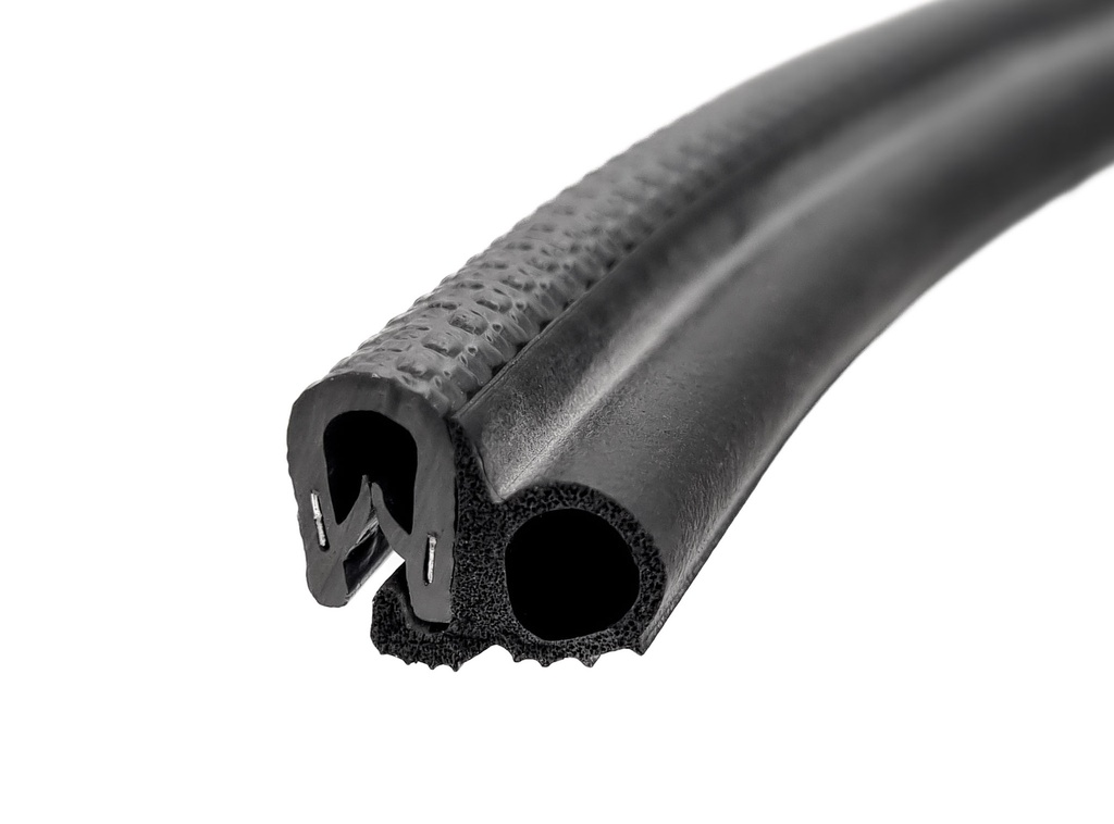 TRIM LOK INC, Side Bulb, 25 ft Overall Lg, Trim Seal - 10D111|7100B3X3/16A- 25